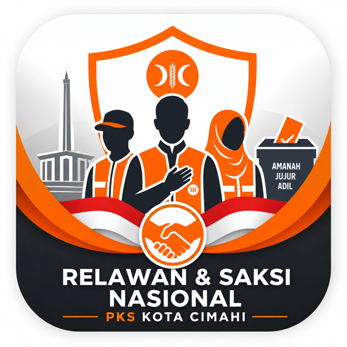 Ilustrasi relawan dan saksi PKS Kota Cimahi